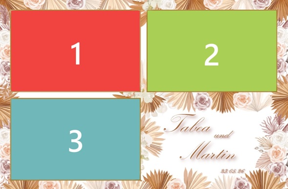 Hochzeit Layout hellbraun beige